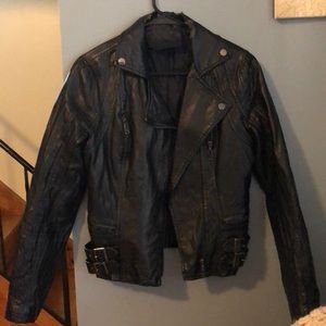 Italian faux leather jacket